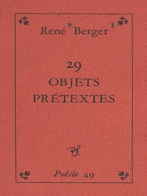 cover image of 29 objets-prétextes
